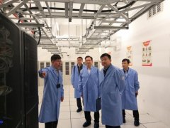 航天科技集团领导张建恒一行赴中国卫通怀来地球站检查指导工作