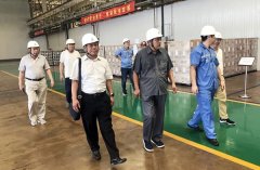 北京工业经济联合会会长崔建新 到京城机电北京天海工业公司调研