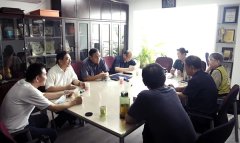 北京工业经济联合会崔建新会长一行 到北京玩具协会走访调研