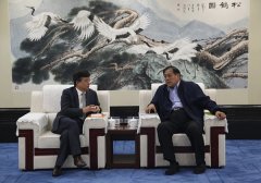 北京工业经济联合会崔建新会长到北京京城机电控股有限责任公司调研
