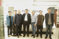 北京工业经济联合会会长崔建新到北京眼神科技公司调研