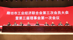 北京工经联领导出席廊坊市工经联第三次会员大会